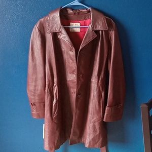 Vintage real leather jacket